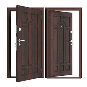 Дверь DoorHan/880/2050/Премиум/Антик медь/Тиковое дерево Аполлон/правая/с угловой рамой, SD-880-P/AM/TI/AP/R/N